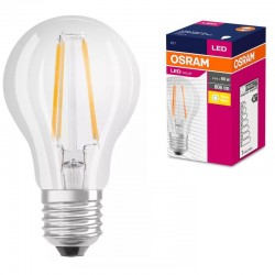 LED КРУШКА Е27 6.5W 2700K 806lm A60 filament OSRAM