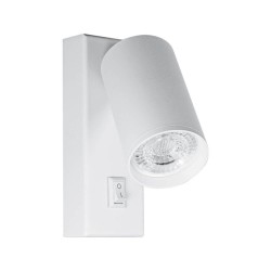 Спот за стена с прекъсвач SP706 LUX ∙ бял ∙ GU10