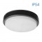 LED плафониера ELLIS/R LED ∙ 12W ∙ черен ∙ 4000K ∙ IP54